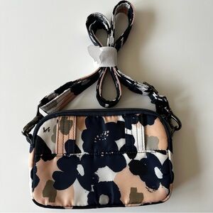 NWOT LUG COUPE CROSSBODY BAG FLORAL.